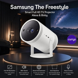 SAMSUNG The Freestyle Smart Full HD TV Projector Alexa & Bixby #1 #2