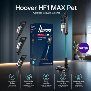 HOOVER HF1 MAX Pet Cordless Vacuum Cleaner #1 #2