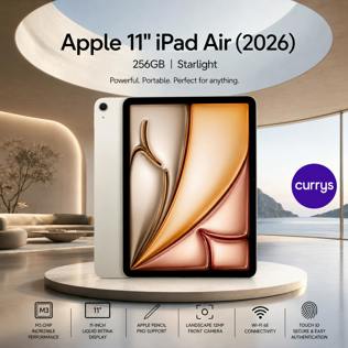 APPLE 11" IPAD AIR (2026) 256GB STARLIGHT – M4 CHIP PARENT DAY 4 2.0 #22