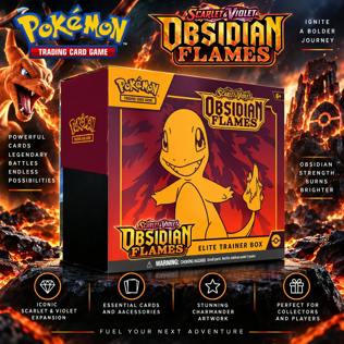 NEW SEALED POKEMON TCG: OBSIDIAN FLAMES ELITE TRAINER BOX #5
