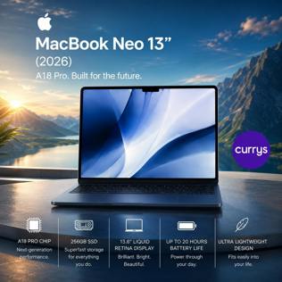 APPLE MACBOOK NEO 13" (2026) A18 PRO 256GB – INDIGO PARENT DAY 3 #23