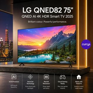 LG QNED82 75" QNED AI 4K HDR SMART TV PARENT DAY 3 #23