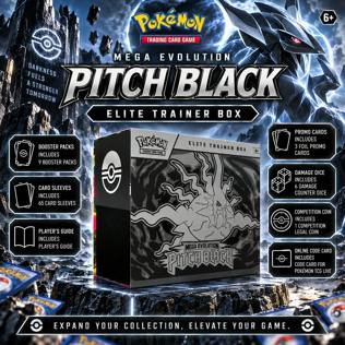NEW POKÉMON MEGA EVOLUTION PITCH BLACK ELITE TRAINER BOX #31