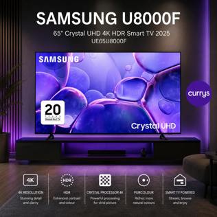 SAMSUNG U8000F 65" Crystal UHD 4K HDR Smart TV - UE65U8000F #16