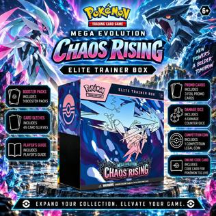 NEW POKEMON MEGA EVOLUTION CHAOS RISING ELITE TRAINER BOX #31