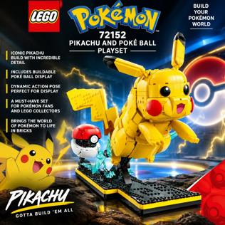 LEGO® POKÉMON™ 72152 PIKACHU AND POKÉ BALL PLAY SET #3