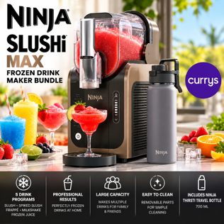 NINJA SLUSHIE FROZEN DRINKS MAKER BUNDLE #2