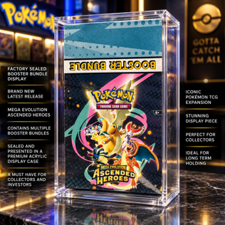 RARE SEALED POKÉMON TCG ASCENDED HEROES BOOSTER BUNDLE DISPLAY #2