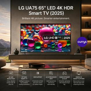 LG UA75 65" 4K HDR AI SMART TV – BIG-SCREEN ENTERTAINMENT PARENT DAY 4 #23