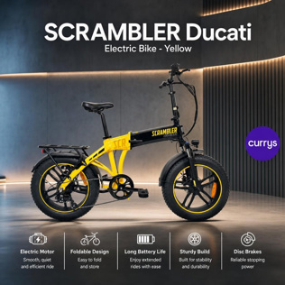SCRAMBLER Ducati Electric Bike - Yellow #1 #4