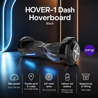 HOVER-1 Dash Hoverboard - Black #1 #4