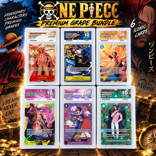 ONE PIECE – ULTIMATE 6 CARD ACE 10 GEM MINT COLLECTION