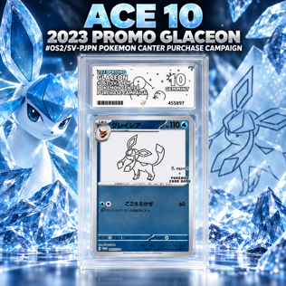 ACE 10 2023 PROMO GLACEON #OS2/SV-PJPN POKEMON CENTER PURCHASE CAMPAIGN