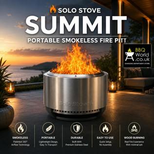 NEW SOLO STOVE SUMMIT 24 STAINLESS STEEL FIRE PIT + COVER PARENT (3DAY) #28