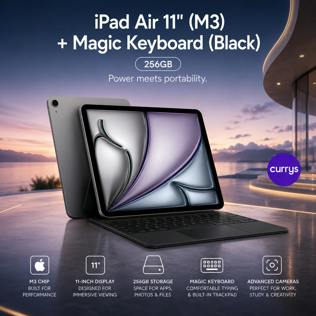 APPLE 11" IPAD AIR (2026) - 256 GB, SPACE GREY + (M3) MAGIC KEYBOARD - PARENT DAY 2 #24