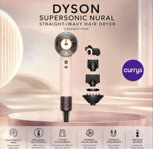 DYSON SUPERSONIC NURAL STRAIGHT+WAVY HAIR DRYER - CERAMIC PINK #14