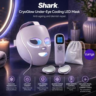 SHARK CRYOGLOW LED FACE MASK LILAC CHILL – ANTI AGEING PARENT DAY 4 #24