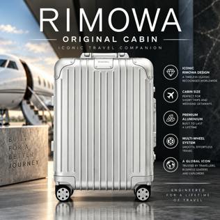 RIMOWA ORIGINAL CABIN – ICONIC ALUMINIUM LUXURY LUGGAGE #3