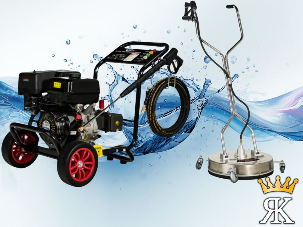 Industrial Strength Pressure Washer w/ Pro Surface Cleaner