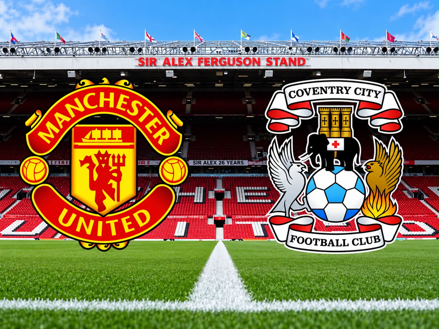 Manchester United v Coventry Hospitality Package & £500