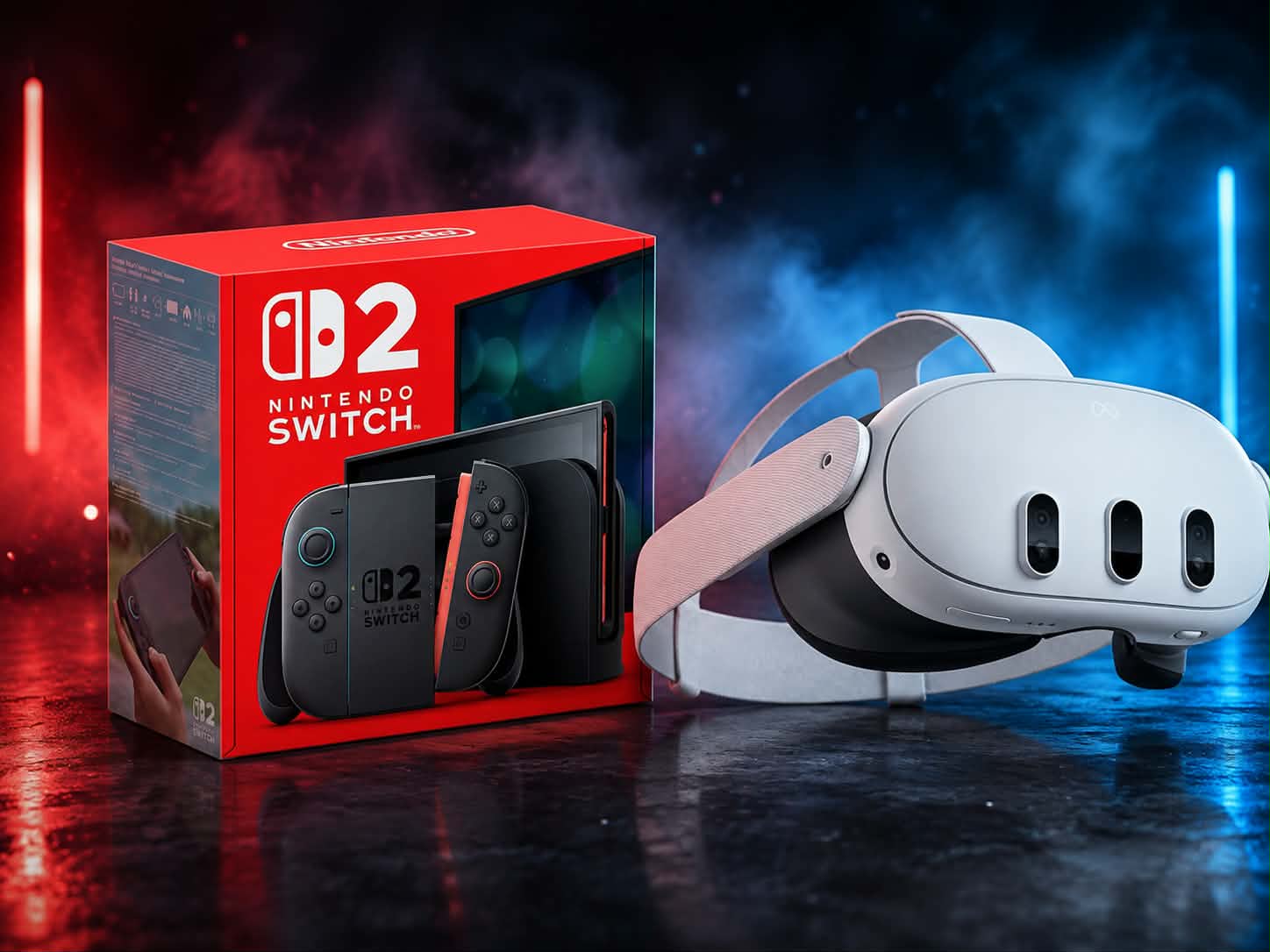 Meta Quest 3 & Nintendo Switch 2