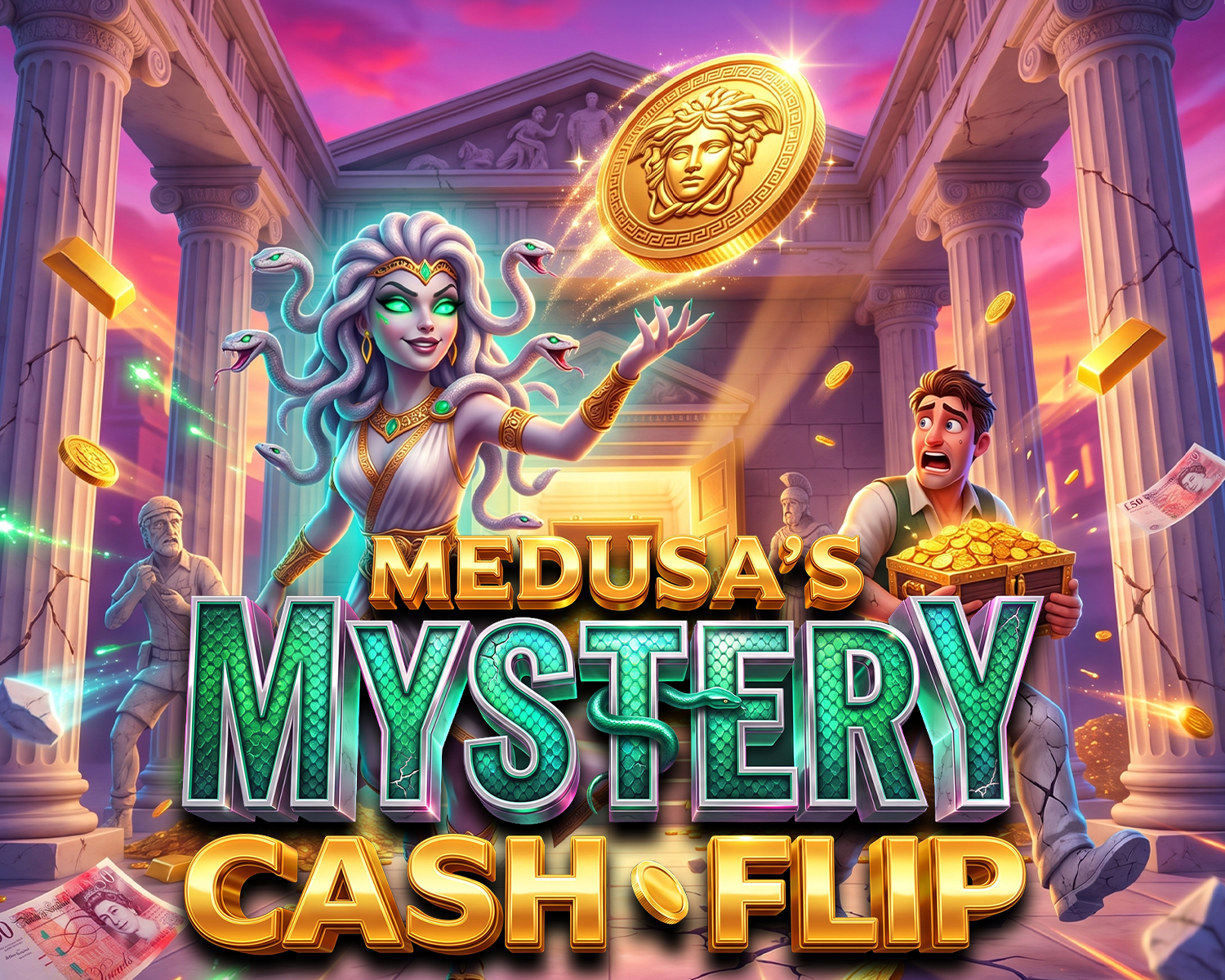 Medusa's Mystery Cash Flip Prize Every Time!