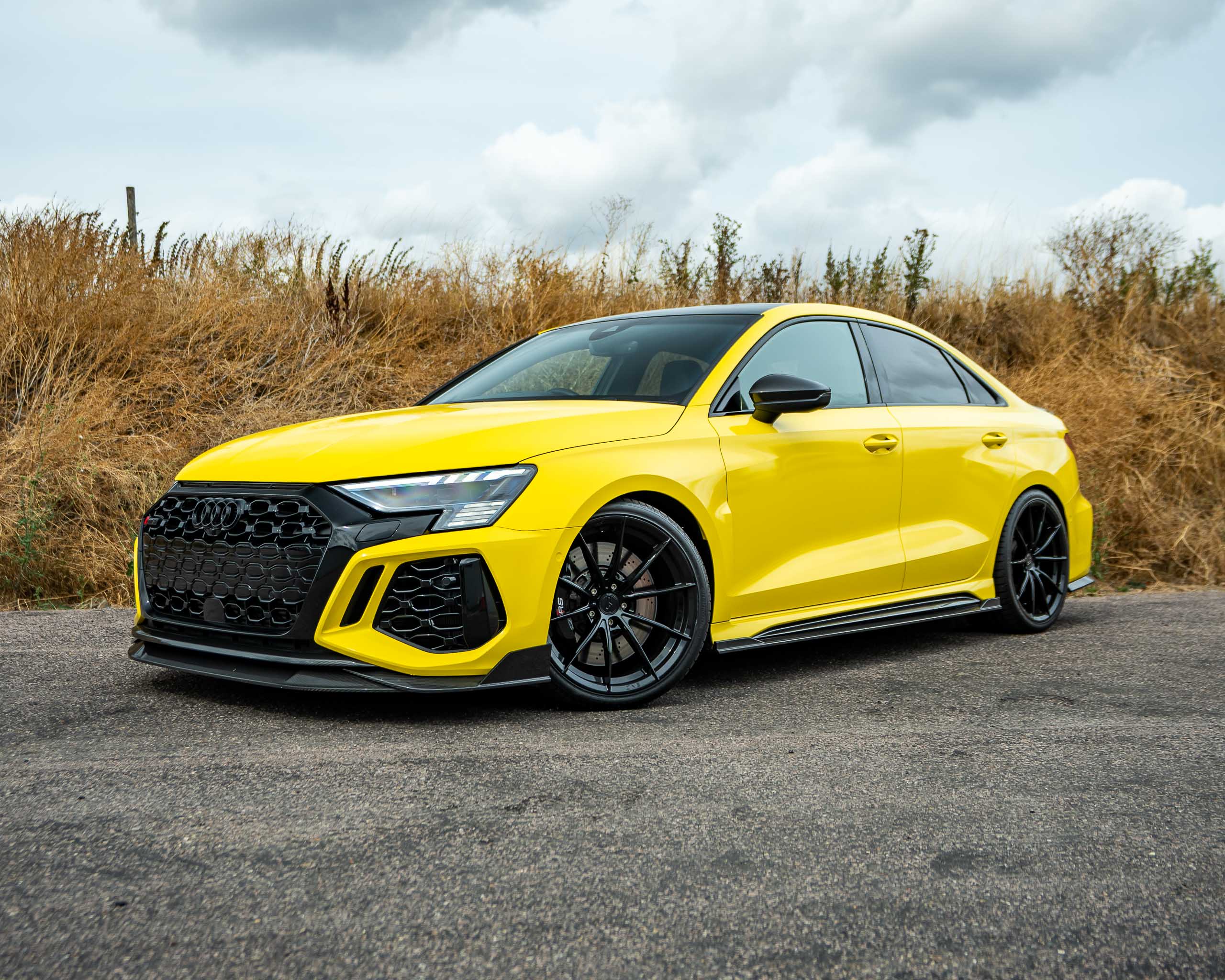 Win This Audi RS3 Carbon Black Saloon + £2,000 Cash!