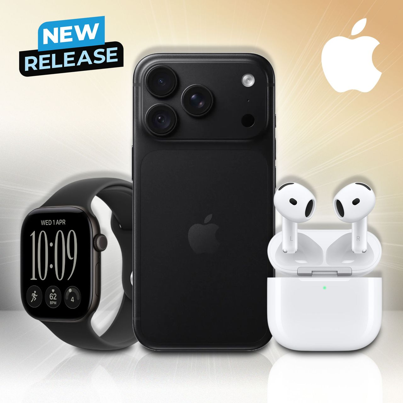 Apple Bundle – IPhone 18 Pro, Airpods 5 + Series 12 Watch