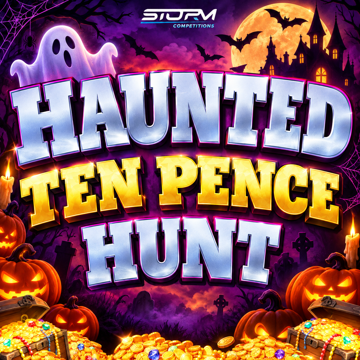 Haunted Ten Pence Hunt Instant Wins – 1,000 Chances To Win