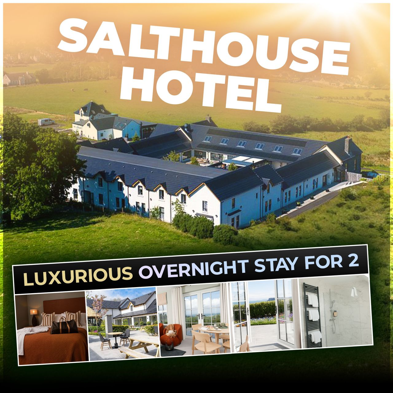 Overnight Stay for 2x People at The Luxurious Salthouse Hotel