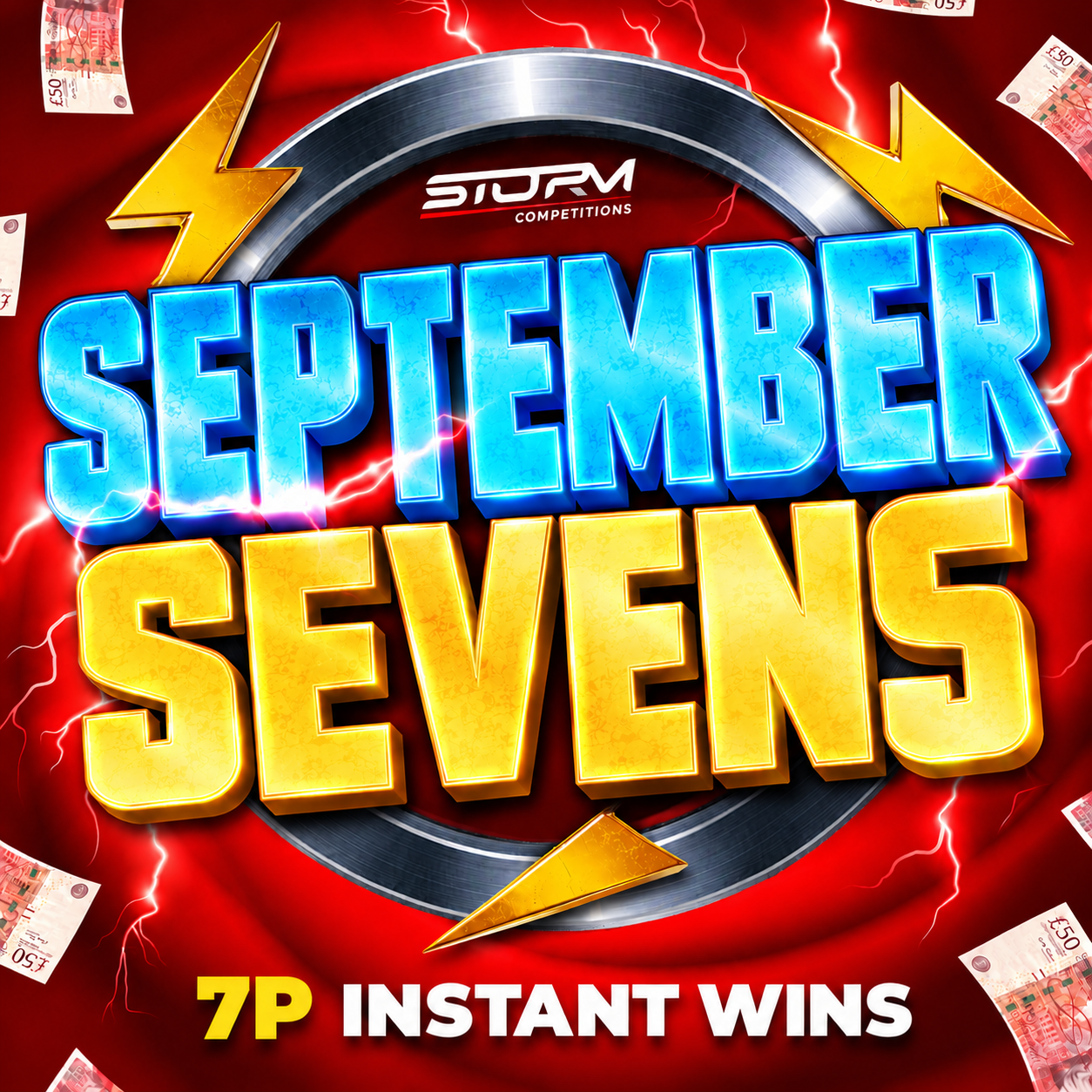 September Sevens Instant Wins – 1,500 Prizes