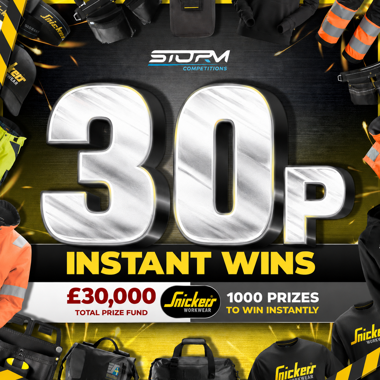 Snickers Instant Wins – 1,000 Prizes – £30,000 Prize Fund