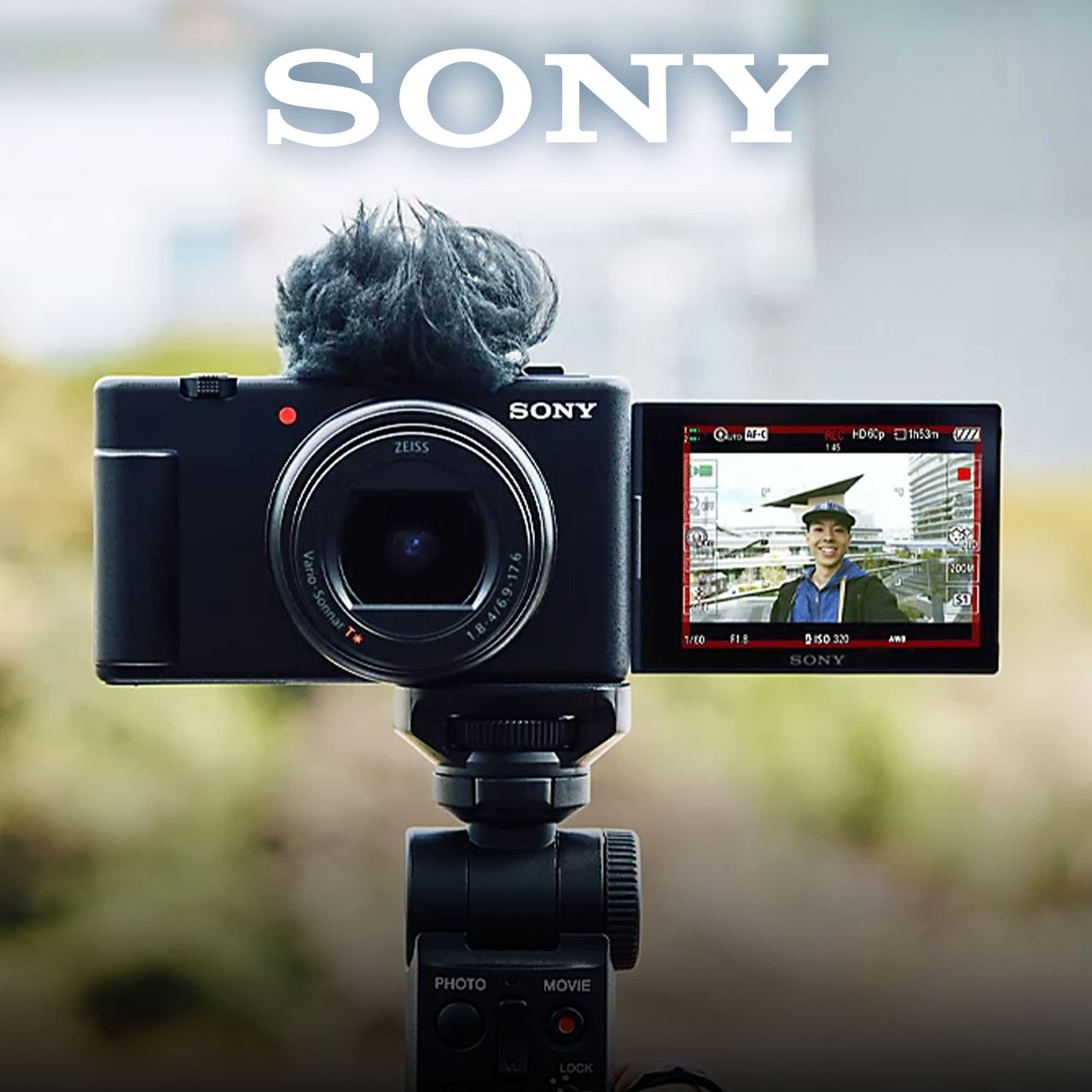 SONY ZV-1 II High Performance Compact Vlogging Camera – Black