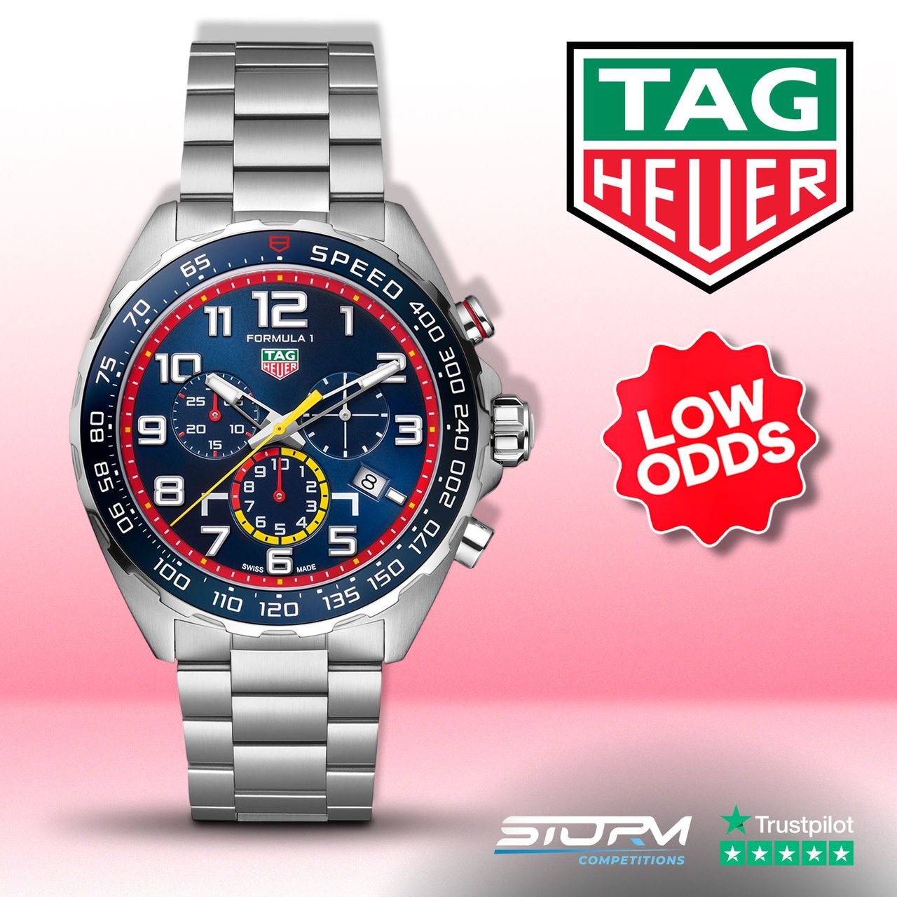 TAG Heuer – Formula 1 x Red Bull Racing Special Edition Chronograph Quartz Mens 43mm #3