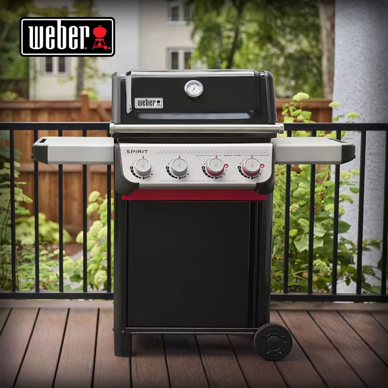 Webber SPIRIT E-425 GAS BARBECUE WITH PLANCHA