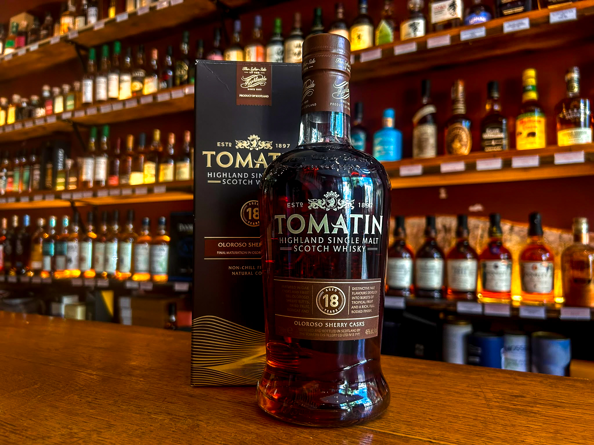 Tomatin 18 Year Old Oloroso Cask Single Malt Scotch Whisky 46% 70cl