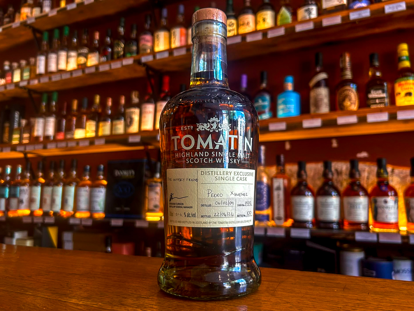Tomatin 2009 Single Cask #39392 – Distillery Exclusive Single Malt Scotch Whisky 70cl