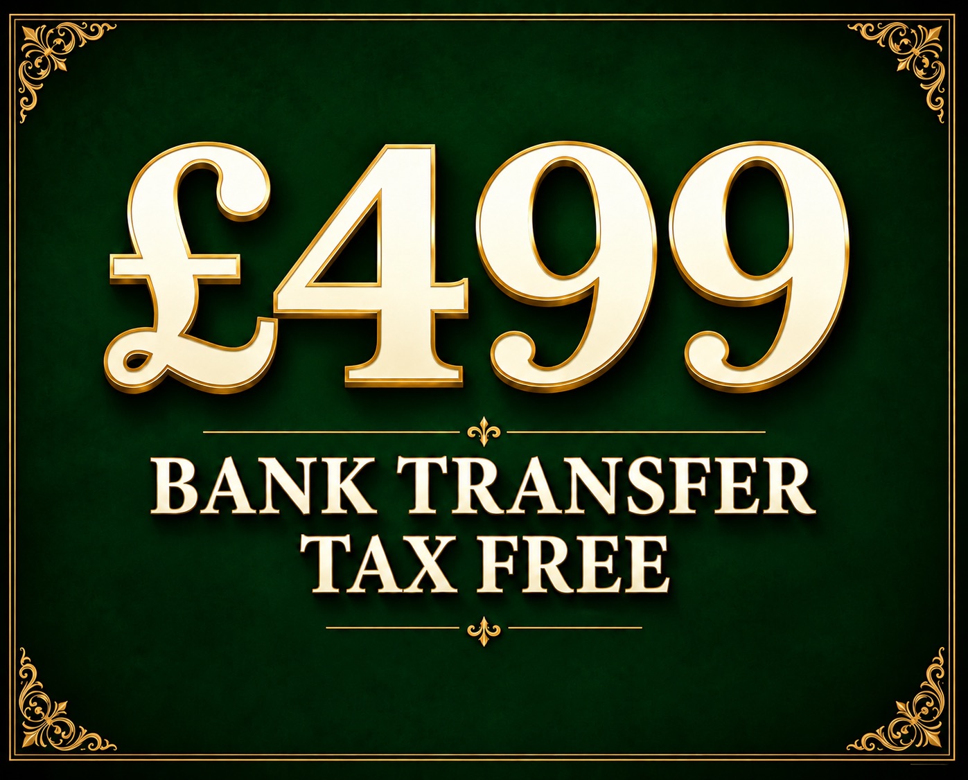 Win a Tax-Free £499 Instant Bank Transfer