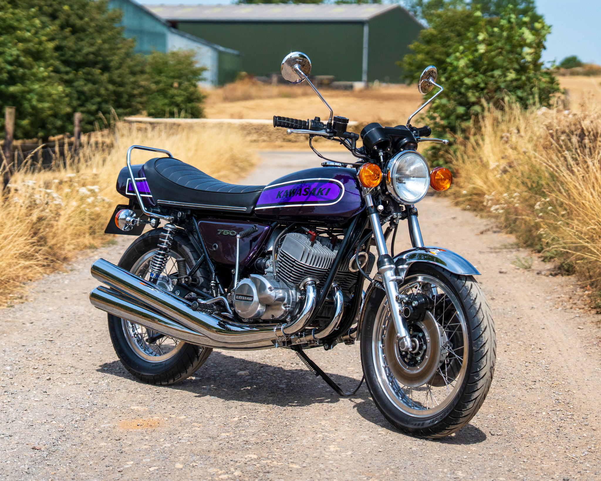 Win this 1974 Kawasaki H2B 750 Mach IV + £1000