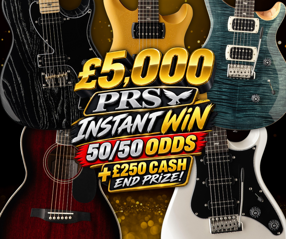 £5,000 PRS Instant Win – 50/50 Odds + £250 Cash End Prize!