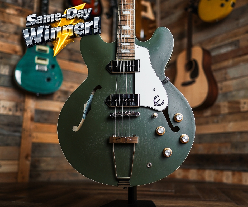 Epiphone Casino in Worn Olive Drab