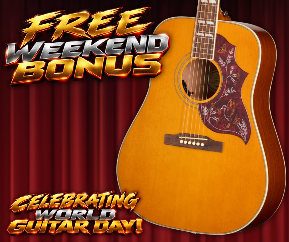 Epiphone Hummingbird – Free Weekend Bonus