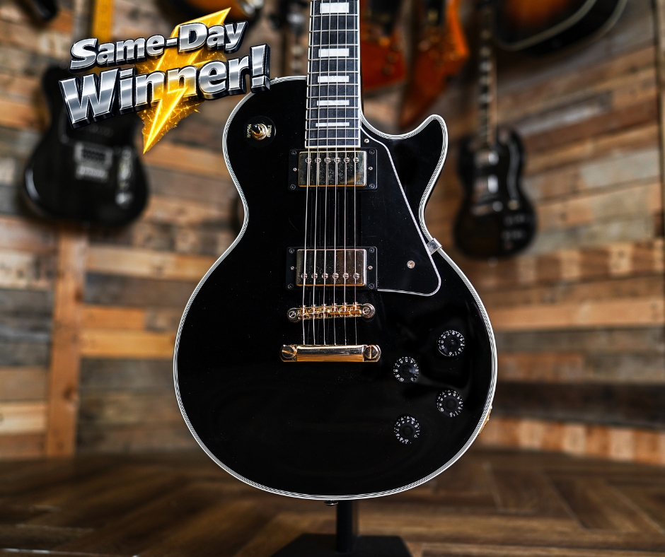 Epiphone Inspired by Gibson Les Paul Custom Ebony