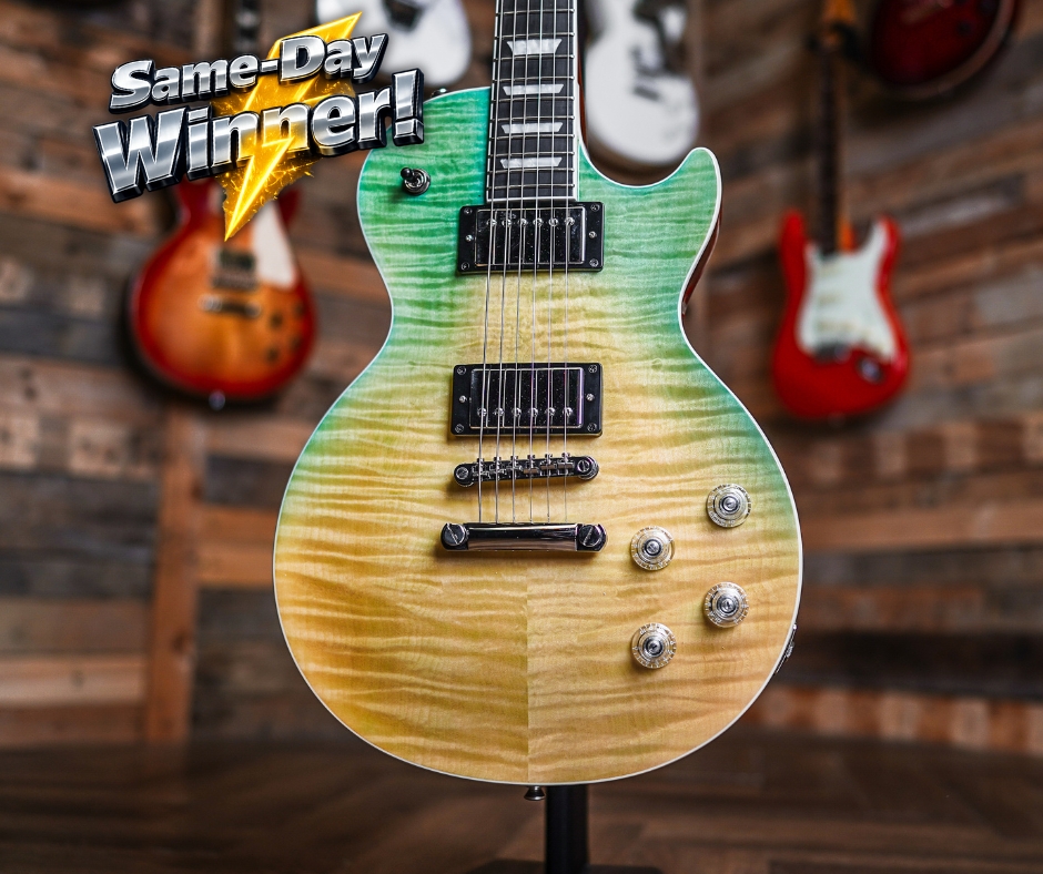 Epiphone Les Paul Modern Figured in Caribbean Blue Fade