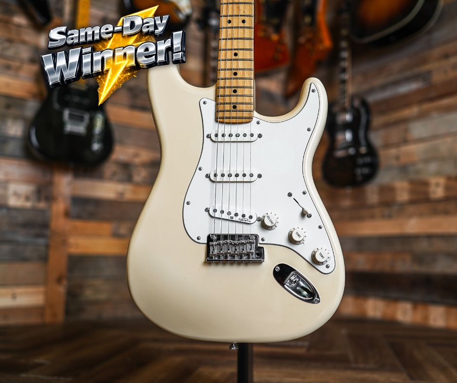 Fender American Standard Stratocaster in Olympic White with Jimi Hendrix Pickup