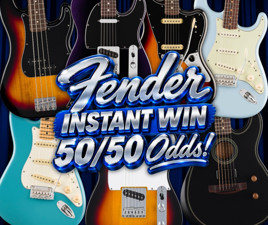 Fender Instant Win – 50/50 Odds!