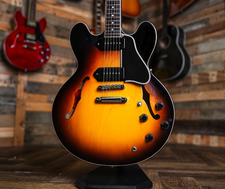 Gibson Custom Shop Limited Edition ES-335 P90 In Vintage Sunburst