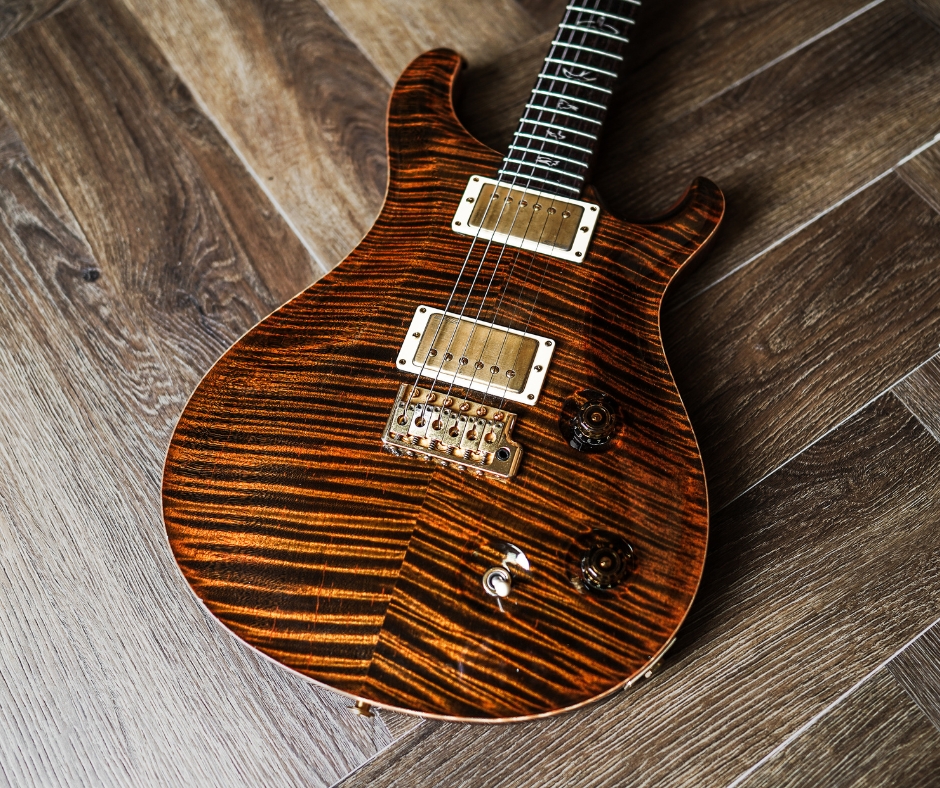 PRS Wood Library ‘Dirty Dozen' 10 Top Custom 22 In Tiger Eye – Number #1/12