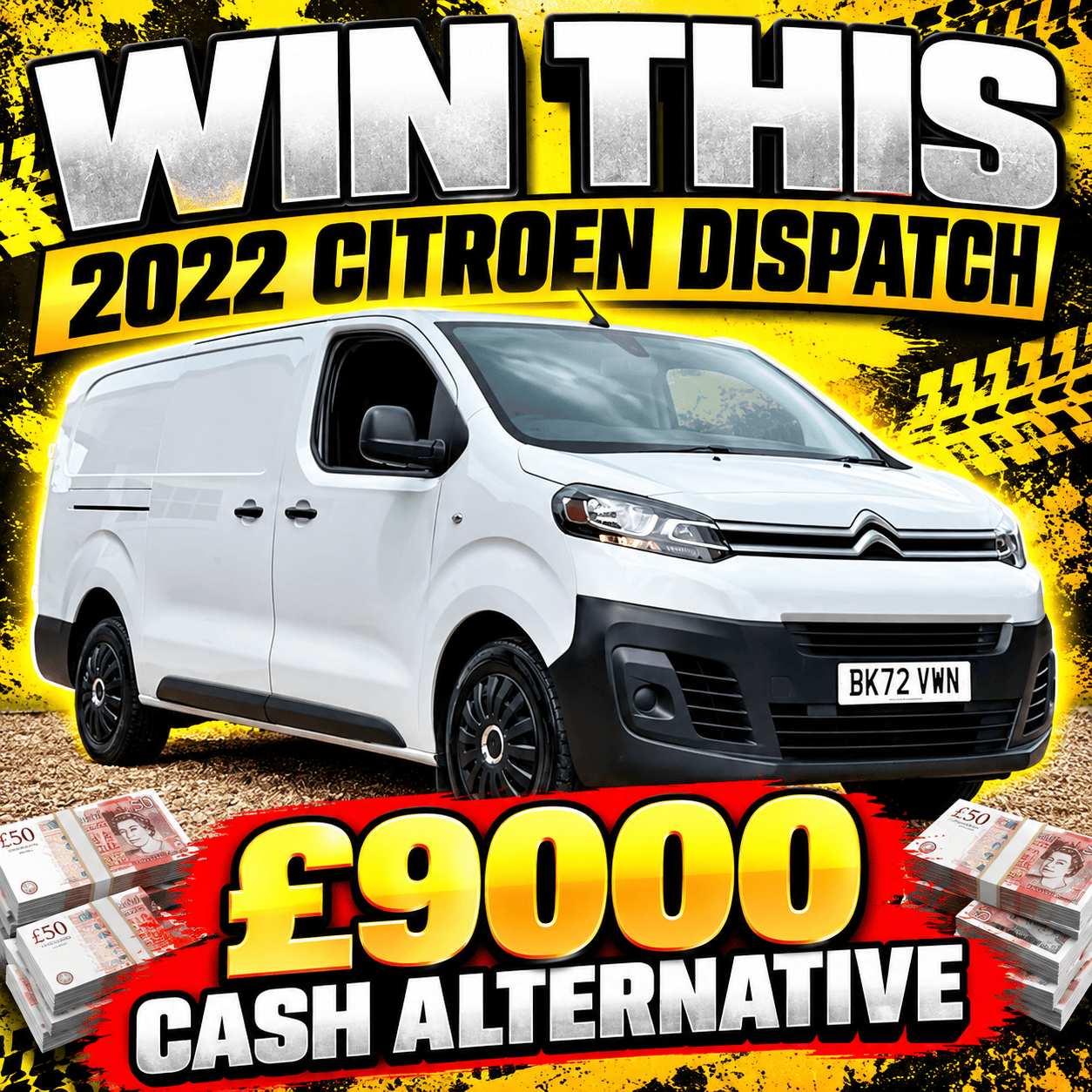 2022 CITROEN DISPATCH 1.5 Blue HDi 1000 Enterprise Pro XL Panel Van or £9,000 Cash