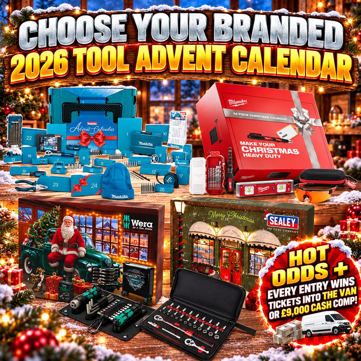 2026 Branded Advent Calendar Of Your Choice (+ Every Entry Wins Van Tickets!)